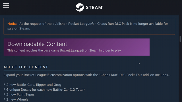 Steam 停止售卖前三个火箭联盟DLC包.png