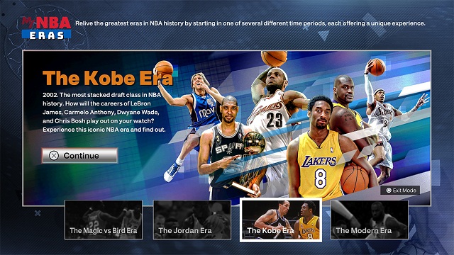 NBA 2K23 MyNBA Eras Mode Players have access to Rewrite History of NBA in NBA 2K23.jpg