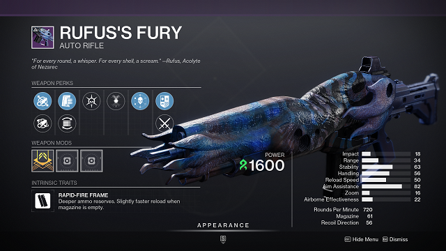 Destiny 2 Lightfall Expansion Weapon Guide How to Get Rufus's Fury Auto Rifle.png