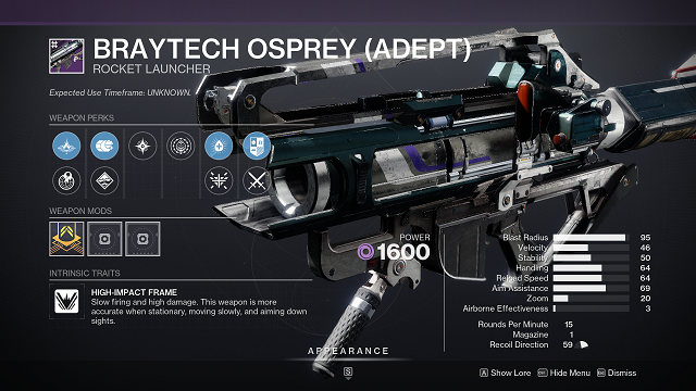 Destiny 2 Weapon Guide How to Obtain the Braytech Osprey and God Roll in Destiny 2.png