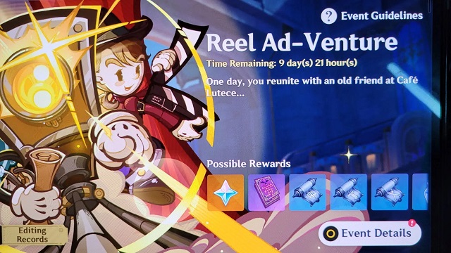 Genshin Impact Reel Ad-Venture Event