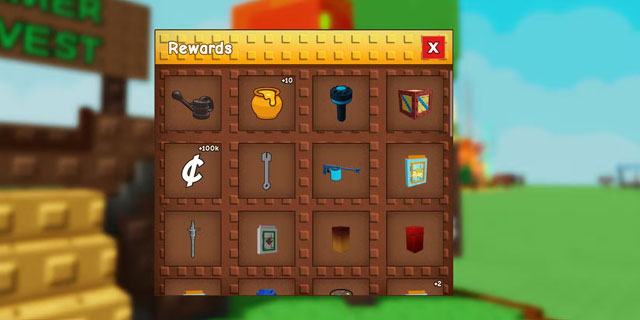 Summer Harvest Event Rewards