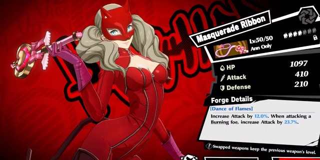 Top Panther Weapons in Persona 5 The Phantom X