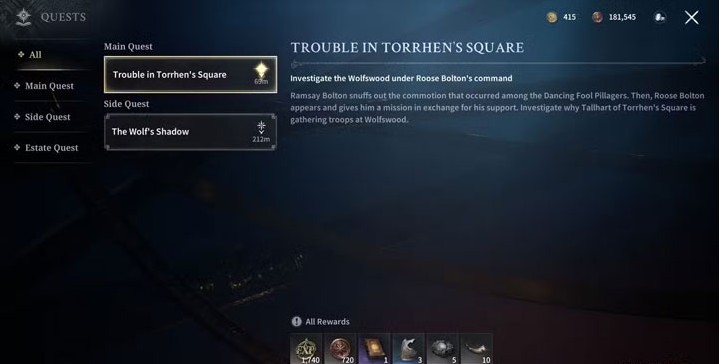 Focus on Main Quests First