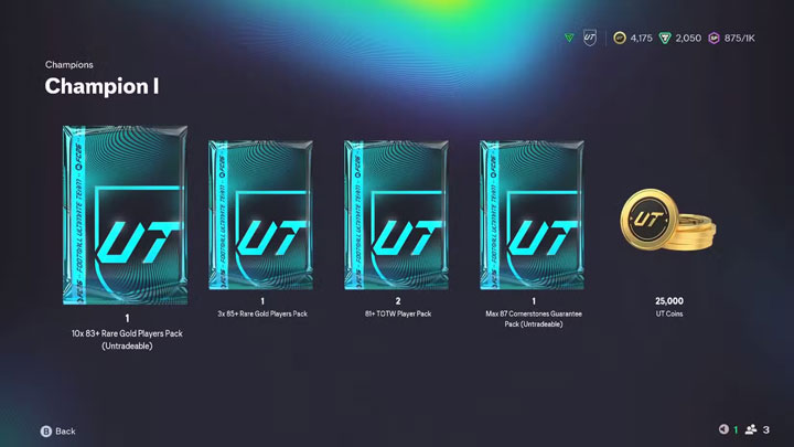 FUT Champions Rewards