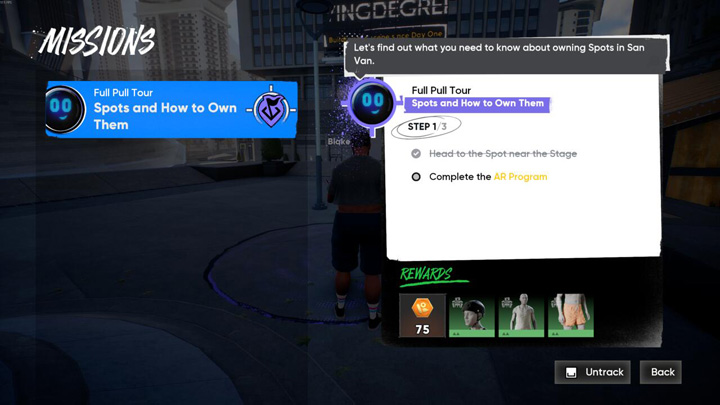 Progress through missions