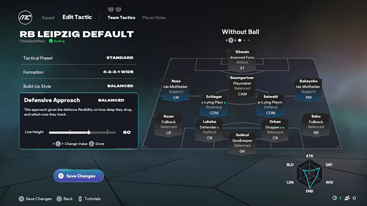 Recommended Tactics in Ultimate Team