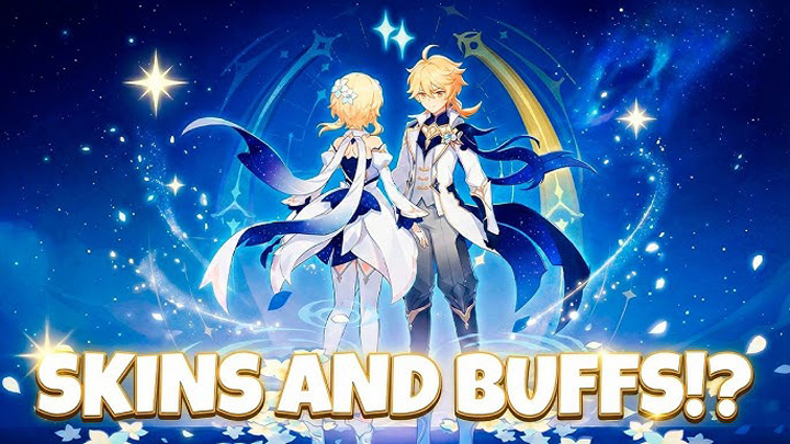 Genshin Impact Traveler New Skins