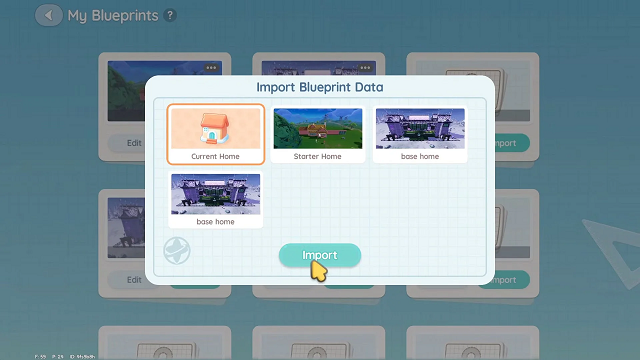 Nutzung des Blueprint-Systems