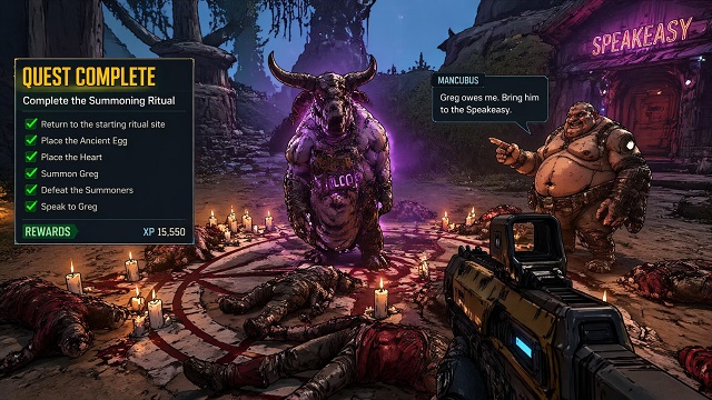 Complete the Summoning Ritual