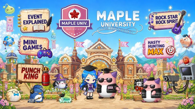 Celebrate 21 Years of MapleStory - Dive Into the Maple University Anniversary Update