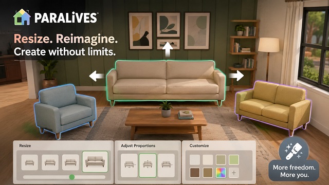 Furniture Can Be Resized Freely Furniture Can Be Resized Freely
