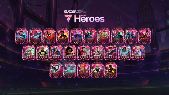FC 26 Prime Heroes Best Cards FC 26 Prime Heroes Best Cards