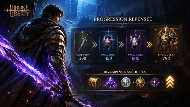 Systèmes de progression entièrement revus Systèmes de progression entièrement revus