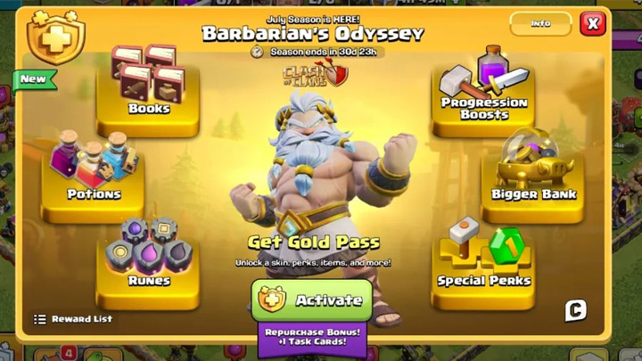 Clash of Clans Barbarian's Odyssey July 2026 Clash of Clans Barbarian's Odyssey July 2026