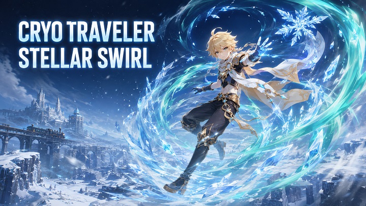 Cryo Traveler and the Stellar Swirl Reaction