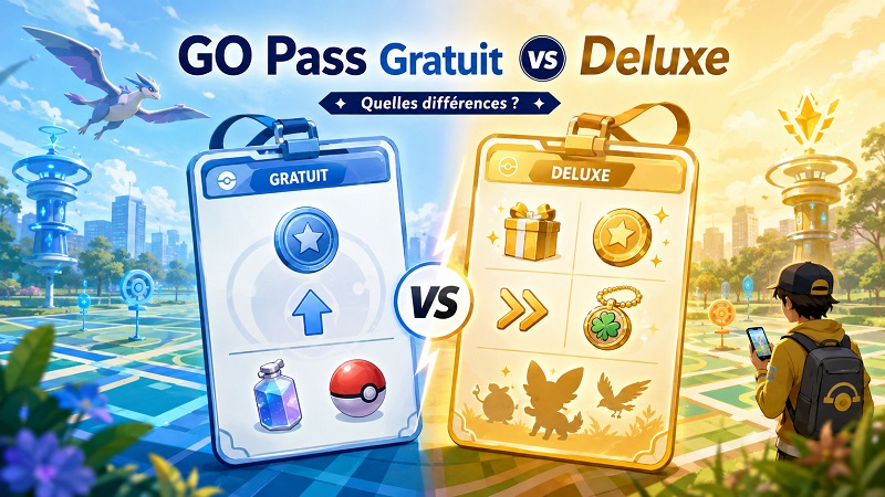 GO Pass gratuit et GO Pass Deluxe quelles différences GO Pass gratuit et GO Pass Deluxe quelles différences