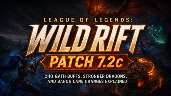 League of Legends Wild Rift Patch 7.2c