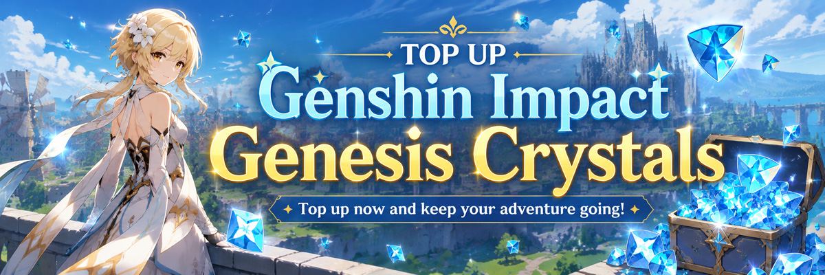 Top Up Genshin Impact Genesis Crystals Top Up Genshin Impact Genesis Crystals