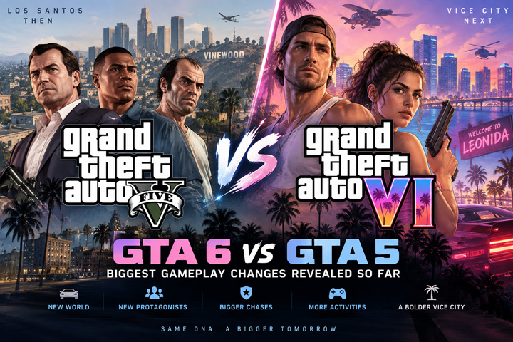 GTA 6 vs GTA 5 GTA 6 vs GTA 5