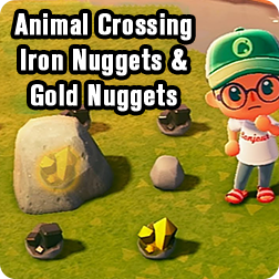 How to Get Iron Nuggets & Gold Nuggets in Animal Crossing New Horizon